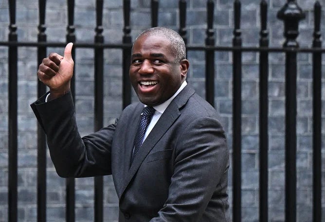 Image of LONDON, ENGLAND - FEBRUARY 10: UK Deputy Prime Minister David Lammy attends a government cabinet meeting at 10 Downing Street on February 10, 2026 in London, England. (Photo by Leon Neal/Getty Images) Image of LONDON, ENGLAND - FEBRUARY 10: UK Deputy Prime Minister David Lammy attends a government cabinet meeting at 10 Downing Street on February 10, 2026 in London, England. (Photo by Leon Neal/Getty Images)